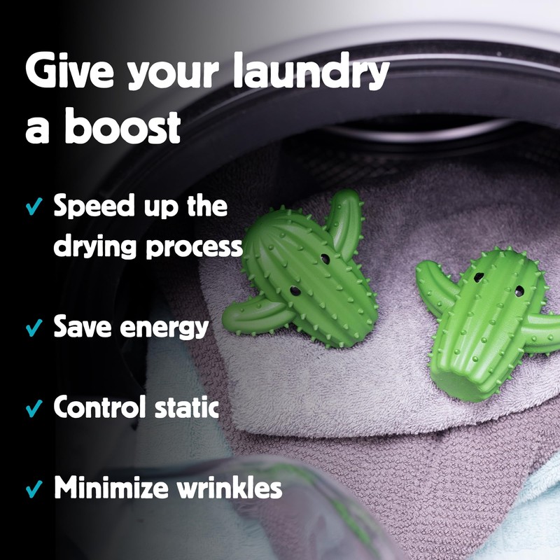 Kikkerland Set of Two Reusable Dyer Buddies for Laundry –
