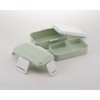 Skater PFLW4AG-A Antibacterial Fluffy Domed Lid 2-Tier Lunch Box, 20.3