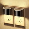JandCase LED Night Lights Plug into Wall, 2 Pack Black