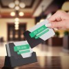 Marketing Holders 10 Pack Black Business Card Holder Countertop Horizontal