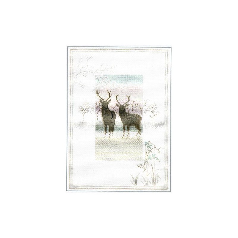 Frosty Deer - Cross Stitch Kit