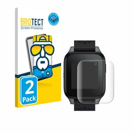 BROTECT Pack of 2 Full Cover Screen Protectors for TCL Family Watch MT46 Full Screen Protector Film [3D Curved, Anti-Fingerprint, Crystal Clear]