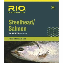 RIO Fly Fishing Salmon/Steelhead 12' 10Lb Leader Fishing Line, Glacial Green