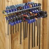 Quick-Release Bar Clamp Rack – Tool Storage Rack Holds 15