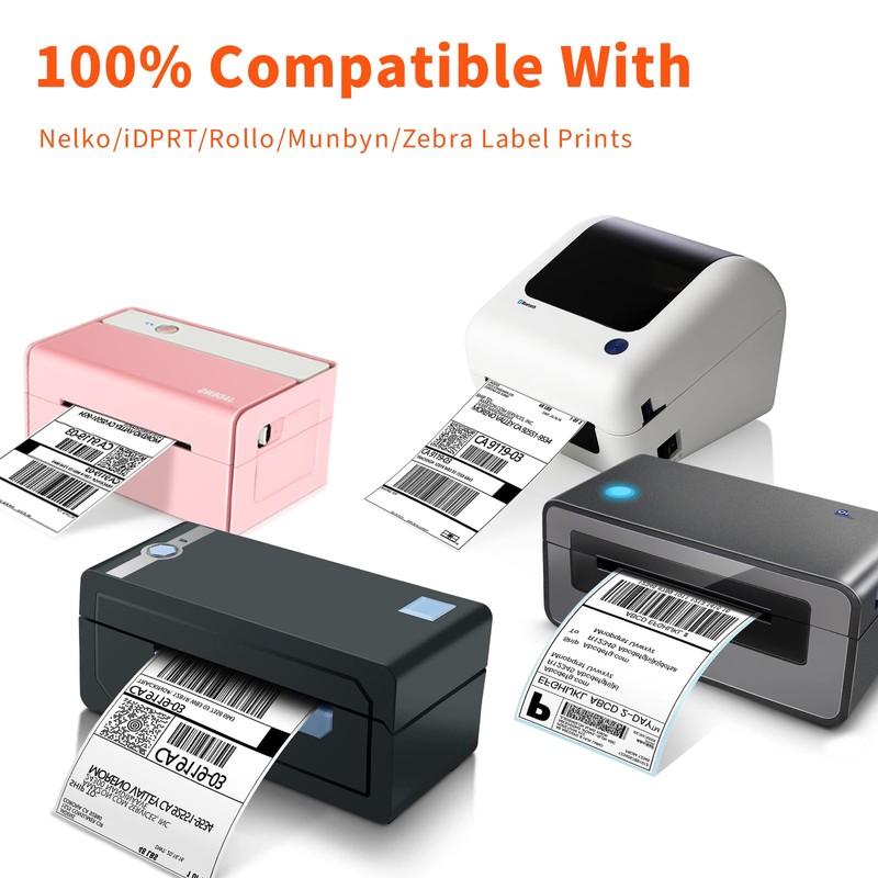 JADENS Direct Thermal Shipping Label, 4x6-350 Labels, Commercial Grade