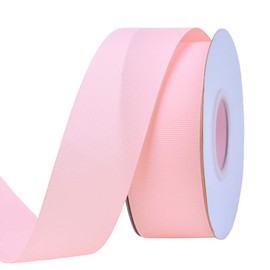 Ribest 1 1/2 inch Light Pink Grosgrain Ribbon 25 Yards Per Roll for Crafts Bow Maker Wreaths Gift Wrapping Hair Accessories Wedding