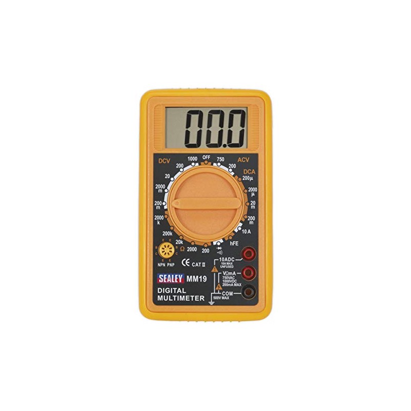 Sealey Digital Multimeter 7 Funktion, 1 Stück, MM19