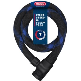 Abus Ivera Steel-O-Flex 55137 Armoured Cable Lock, 7200/85, 85 cm, Black, 55137, black, 85 cm