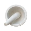Creative Co-Op Marble Mortar and Pestle, White