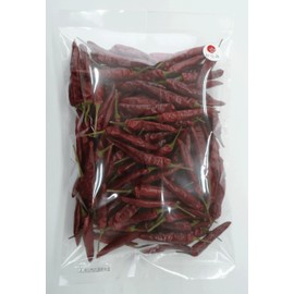 [Commercial Use] Japanese Red Pepper with Shaft (Hole) 3.5 oz (100 g) with Shaft Made in Japan, Red Pepper, Hawk Claw, Takanotube, Red Pepper, With Stem, Kyushu, Kumamoto