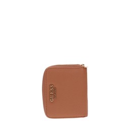 Guess Laryn SLG Small Zip Around Wallet Cognac, Cognac, Classic