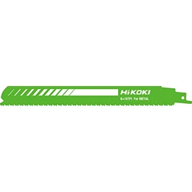 HiKOKI 0040-1388 Saber Saw Blade, Reciprocating Saw Blade, Combination Blade, No. 112, Total Length: 8.9 inches (225 mm), 8 - 10 Threads/Inch, Pack of 5, Extra Thick, Stainless Steel Tubing