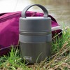 Lurch 240847 Thermal Food Container, Stainless Steel, Metallic Grey
