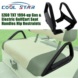 COOL STAR Seat Handle Armrest Hip Restraints Compatible with 1994-up EZGO TXT Gas & Electric Replaces 71702-G01 71701-G01 Golf Cart Armrest with mounting Screws