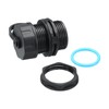 sourcing map RJ45 Panel Mount Coupler, IP68 Shielded Industrial Panel