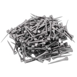 250Pcs Steel E3 Horseshoe Nails,Stained Glass Making Nails and Horse Race Square Head Nails for Securing Glass