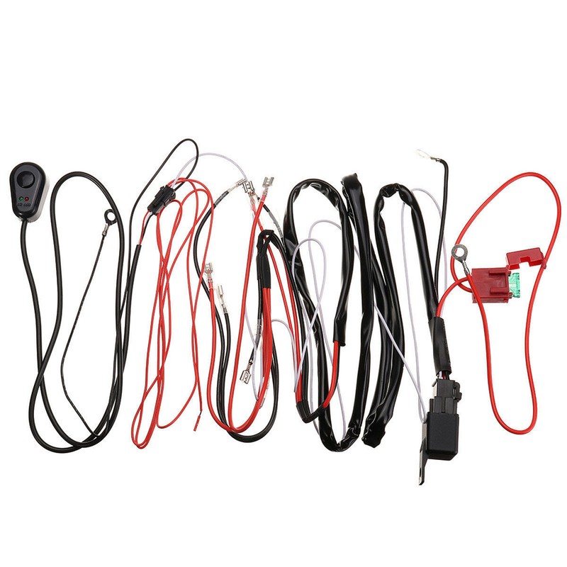 12Volt 40A Car Light Wire Set High Power One-Drive-Two Car