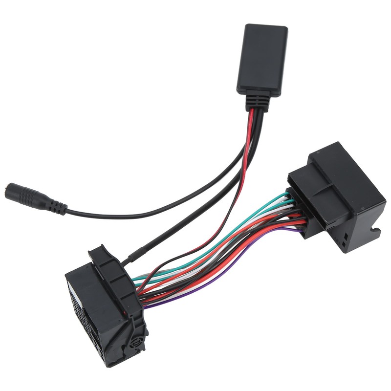 Bluetooth 5.0 AUX IN Audio Cable Adapter with Microphone Replacement