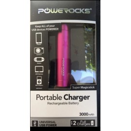 Powerocks Magicstick 3000mah Universal Extended Battery - Pink