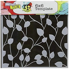 Crafters Workshop Template 6-inch x 6-inchClimbing Vine, Medium