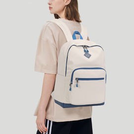 Lohol Classic Backpack for Girls Boys Teens, Lightweight Daypacks for School and Travel (Beige)