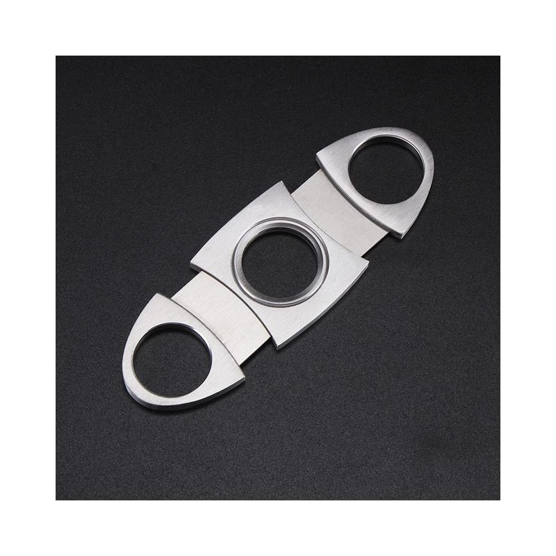 Anntuk Cigar Cutter Stainless Steel Guillotine Double Cut Blade in
