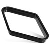 Zelphvt Black Billiards 9 Ball Pool Table Triangle Rack 9-Ball
