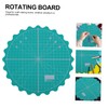 LALAFINA 1Pc Self Healing Rotary Cutting Mat Durable Round Turntable