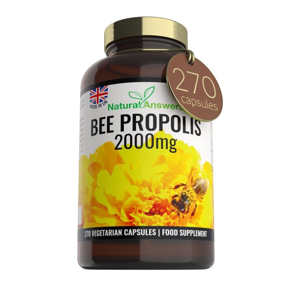 Natural Answers Pure Bee Propolis 2000mg – 270 Capsules 135