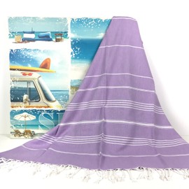PeppyWay Turkish Towel,Large Hammam Towel,Turkish Beach Towels,Peshtemal Towel,%100 Cotton,Lightweight,Swimming,Quick Dry,Space Saver,Absorbent,Sand Free,Holiday Essential,Gym,Beach,Spa,Bath,Travel