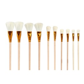 10PCS Manual Pollination Brush Set Pollinator Tool Handheld Garden Pollination Brush for Vegetable Flower Fruit Tree