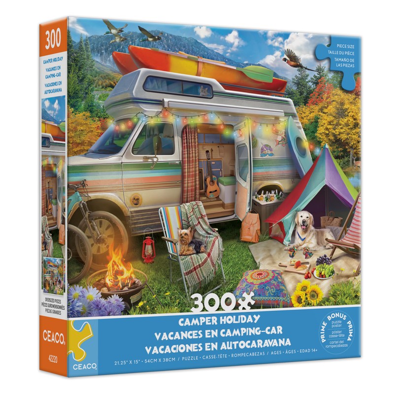 Ceaco - Large Piece Jigsaw Puzzle - Eduard - Camper