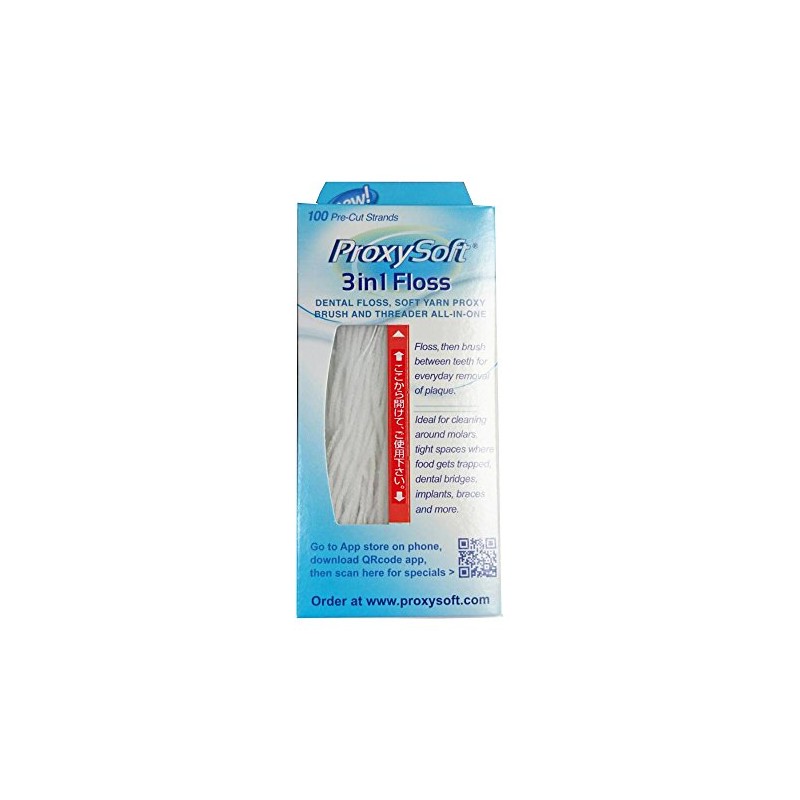 Proxy Soft (Sorton) 3 in 1 Floss, Pack of 100