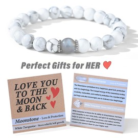 THEMEROL Gifts for Boyfriend Gifts Girlfriend Valentines Day Gifts Him Birthday Card for Boyfriend Relationship Pinky Promise Matching Bracelet His and Hers Teenage Christmas Stocking Stuffers