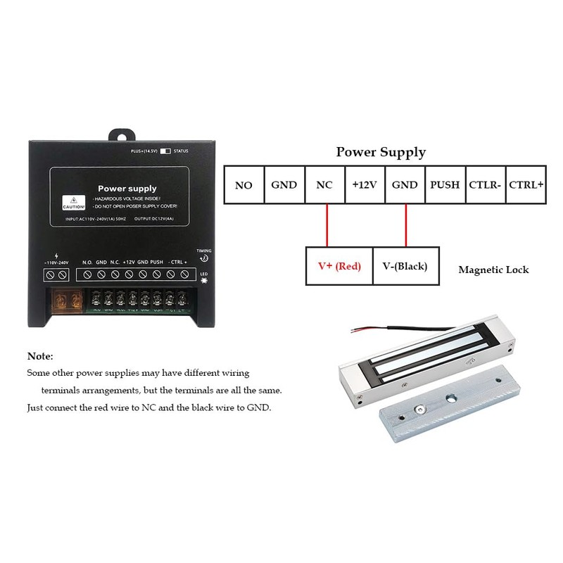 Electromagnetic Lock Waterproof 1200LBS 500KG Holding Force with Z and