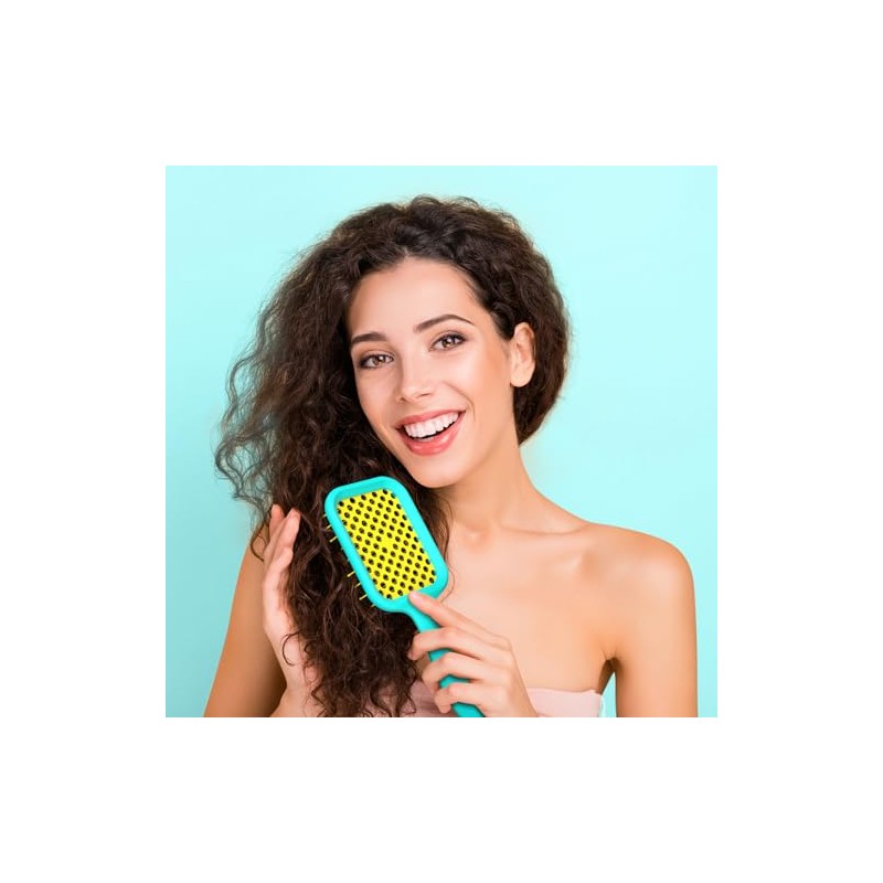 SHINLEA Cepillo para el pelo sin tirones, para cabello húmedo