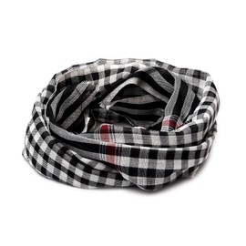 Vietnamese Khan Ran Scarf Army Uniform Khmer Cambodian Traditional War Costume … (Black)