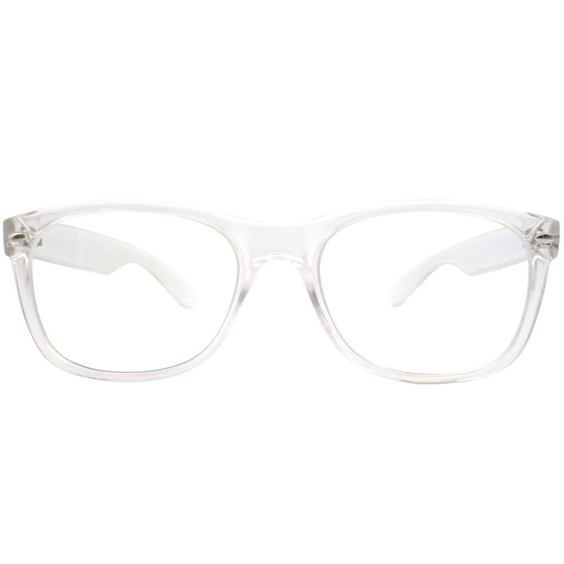 KKD Large Wellington Non-prescription Glasses, Fashion Frames, UV Cut Lenses,