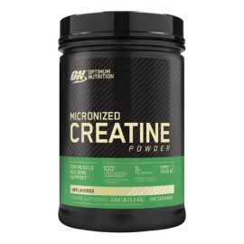 Creatina Monohidratada Optimun Nutrition Creatine Powder 1200 240 Servs Sabor
