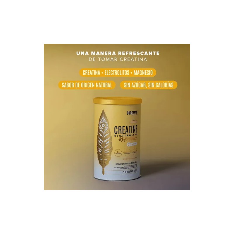 Creatina Monohidratada Birdman Refresher Electrolyte 500 Gr Lemon Lime