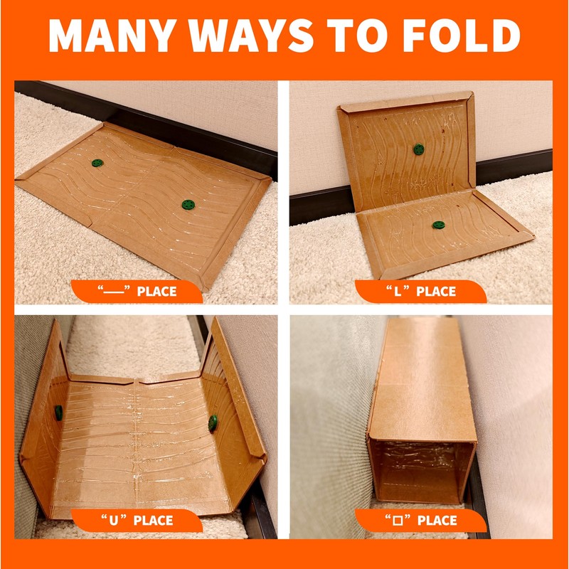 12 Pack Glue Mouse Traps Indoor for Home, Large Sticky