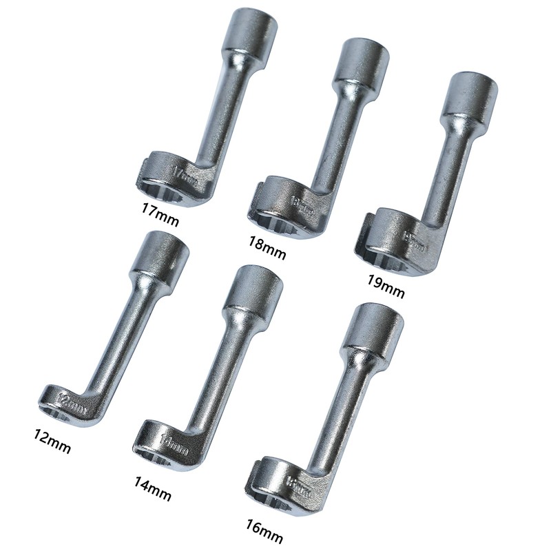 DPTOOL 12pt 1/2" Dr L-Type Diesel Injector Line Socket Wrench