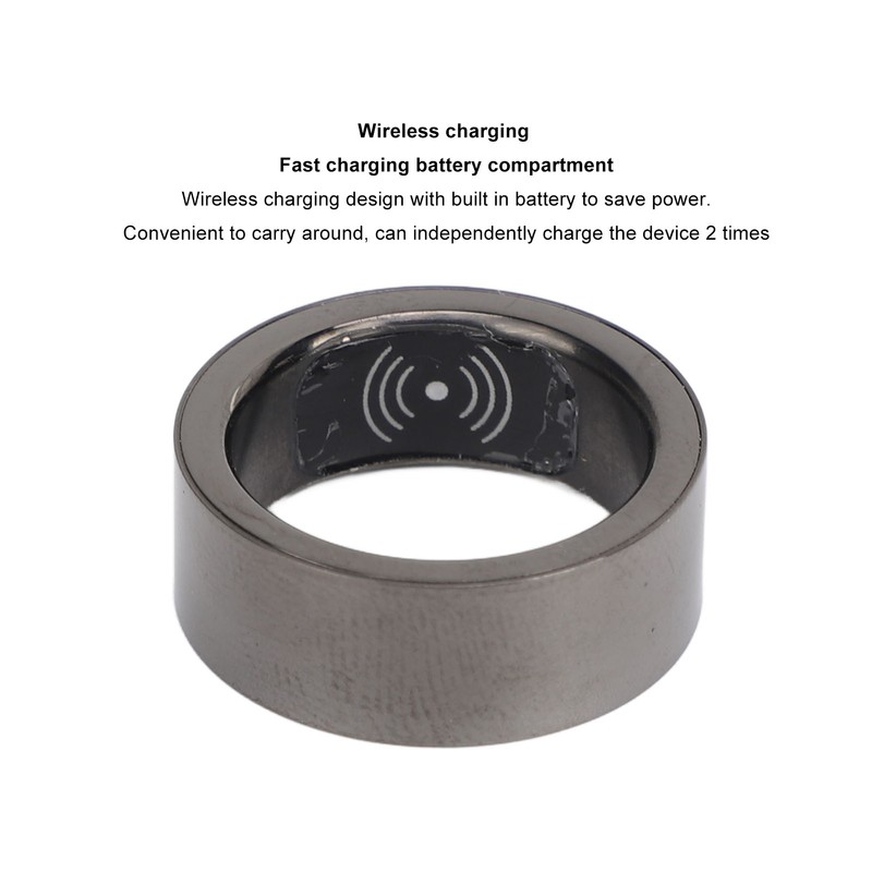 Smart Ring Sleep Fitness Tracker Pedometer Waterproof Exquisite Vibration Alert