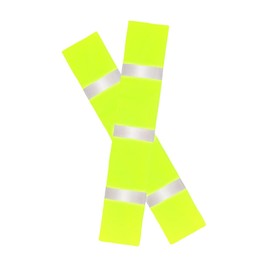 Yuecda Pack of 2Yellow High Visibility Safety Seat Belt Cover Reflective Seat Belt Covers Neon Green Seat Belt Cover for Cars Trucks Seat Belt Compliance