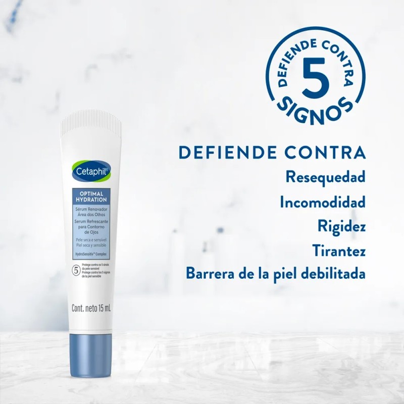 Sérum Contorno De Ojos Optimal Hydratation 15ml Cetaphil Seca, Sensible