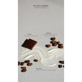 GENTE BEAUTY Gente Beauty Bye Bye Cellulite - Loción reafirmante - Eliminador de celulitis, Crema reafirmante de la piel para el cuerpo, Crema anticelulítica, Crema reafirmante del abdomen, Loción r