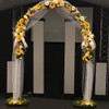 Beferr 4Pcs 7.2FT Artificial Sunflower Vine Hanging Sunflower Garland Silk