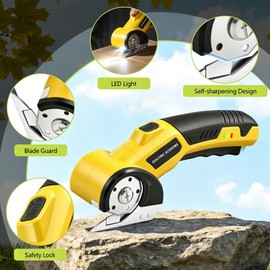 Cardboard Cutter Electric Scissors Tools - Box Cutters Cordless Electric Scissor for Arthritic Hands, Home Apartment Essentials for Cardboard Recycling, Gadget Gifts for Men Women Dad Mom Husband Wife