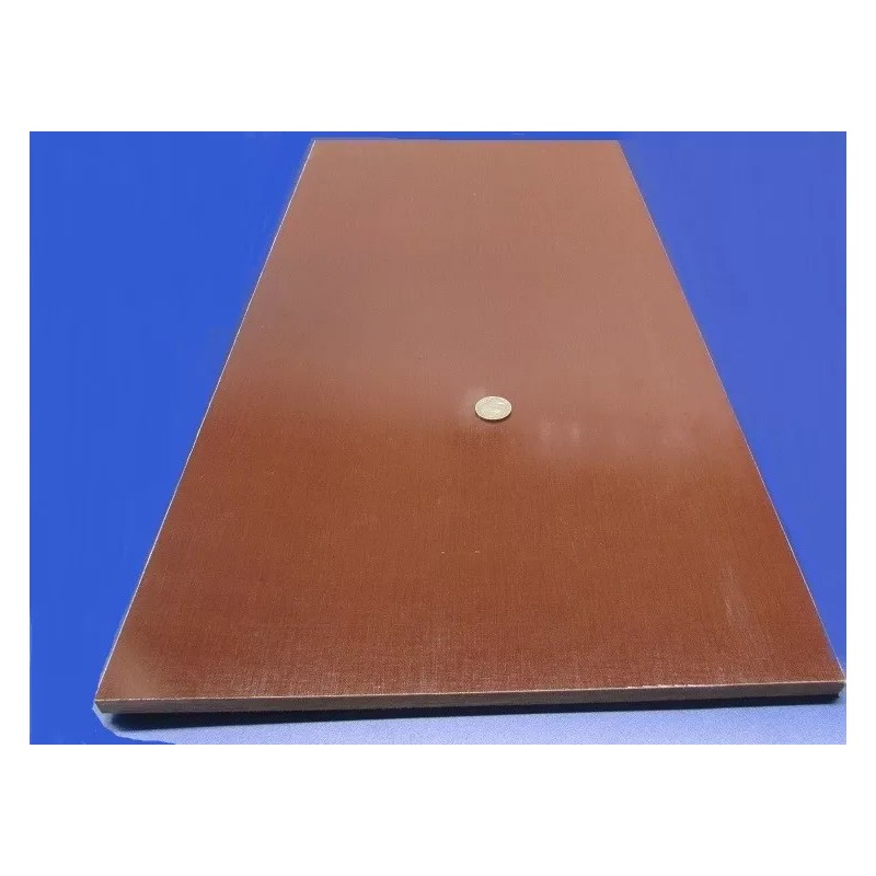 Micarta Canvas Phenolic CE Sheet .375" (3/8") Thick x 12"