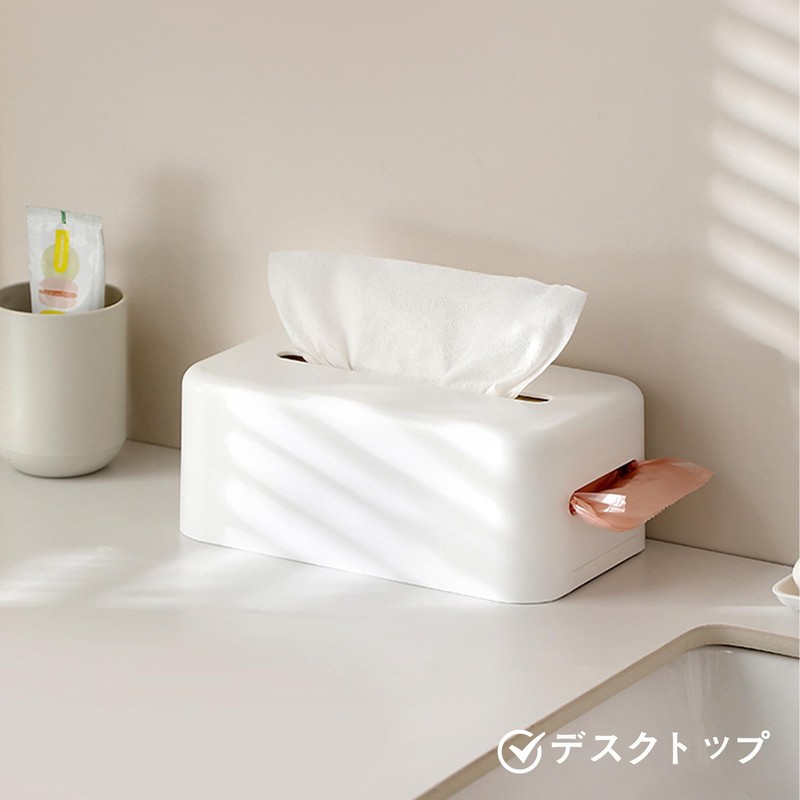 NICEME Tissue Case, Paper Holder, Wall Hanging, Easy Refill, Kitchen,